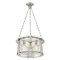 Z-Lite Cape Harbor Pendant, 3-Light, 18 In.W x 10 In.H, Brushed Nickel/Water hammered 7503P18-BN - alternate 5